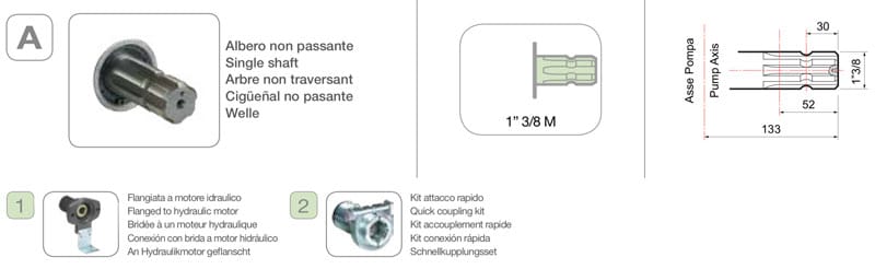 Насос Comet BP 125 K - 1" 3/8 M