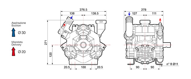 Насос Comet BP 75 - 1" 3/8 M