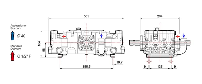 Насос Comet YA 130 - 1" 3/8 M-D35