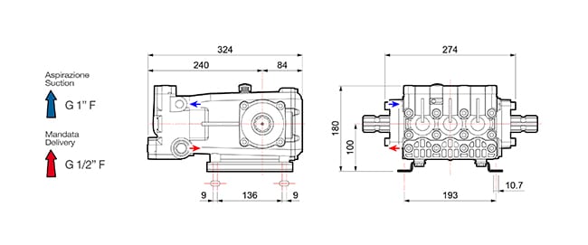 Насос Comet YA 65 - 1" 3/8 M-M