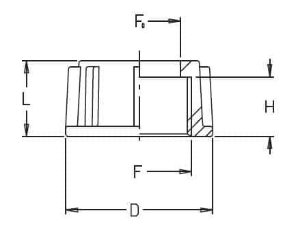Гайка 3/4" - 21,8 мм