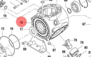 Корпус насоса Comet 0403 0126