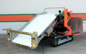 Самохідний гусеничний комбайн для збору салатів Ortomec 7200 Foglia
