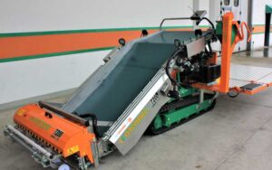 Самохідний гусеничний комбайн для збору салатів Ortomec 7200 Herbex