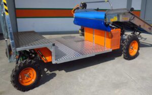 Самохідний комбайн для збору салатів Ortomec 8000 Foglia