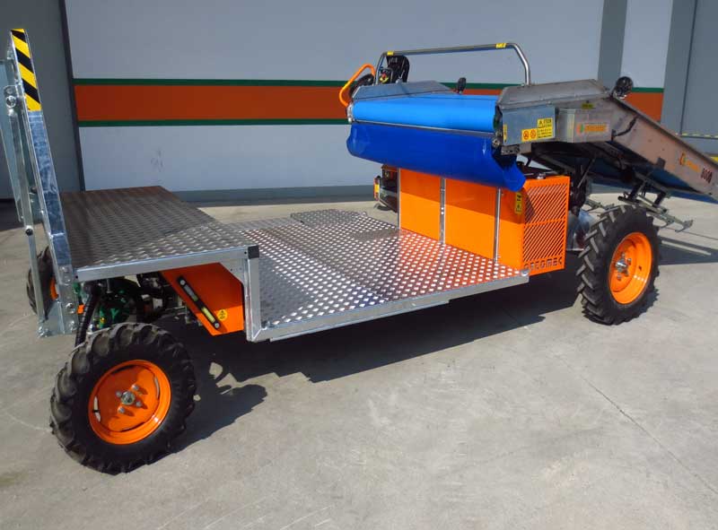 Самохідний комбайн для збору салатів Ortomec 8000 Foglia