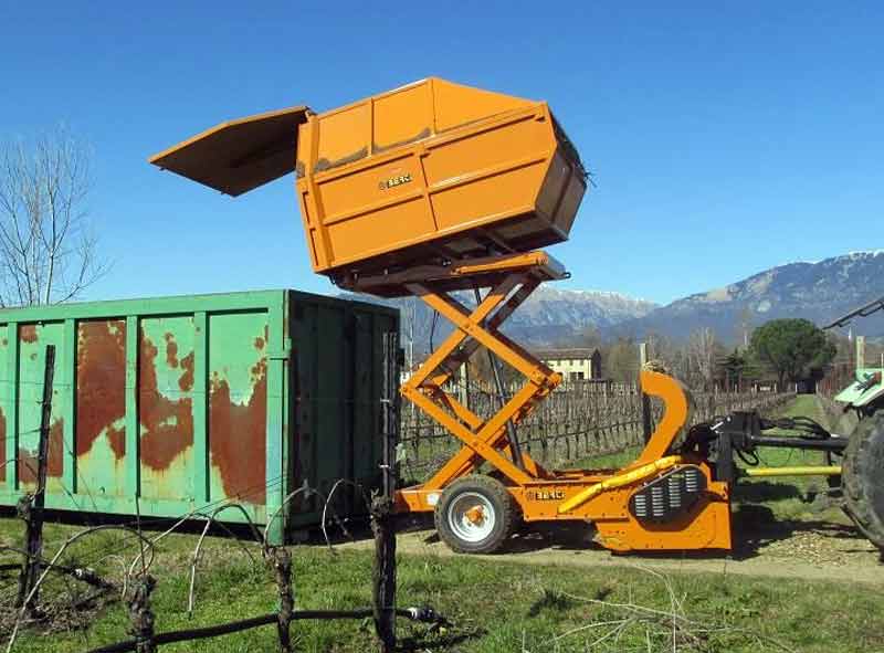 Мульчувач для гілок Berti Picker/Kargo